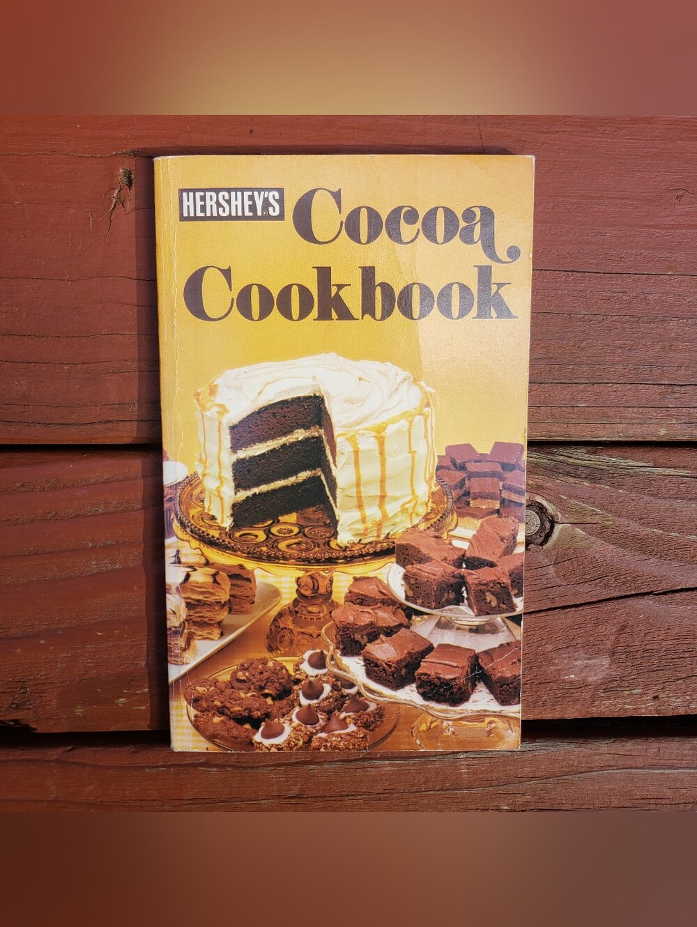 1979 Hershey's Cocoa Cookbook - Paperback - Yellowed Pages